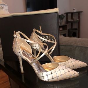 Badgley Mischka, Bridal Shoes, never worn ‘Shiloh’